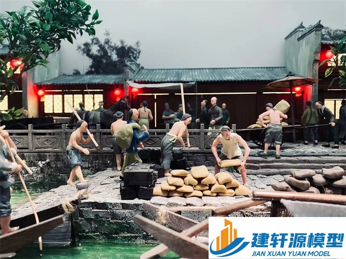 阳泉博物馆江南水乡模型